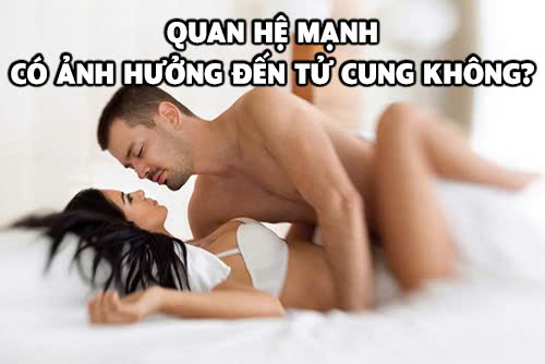 quan hệ mạnh có ảnh hưởng đến tử cung không